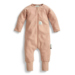 ergopouch Overal na spaní organická bavlna Layers Latte 0-3 m, 3-6 kg, 1 tog