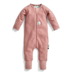 ergopouch Overal na spaní organická bavlna Layers Rose 0-3 m, 3-6 kg, 1 tog