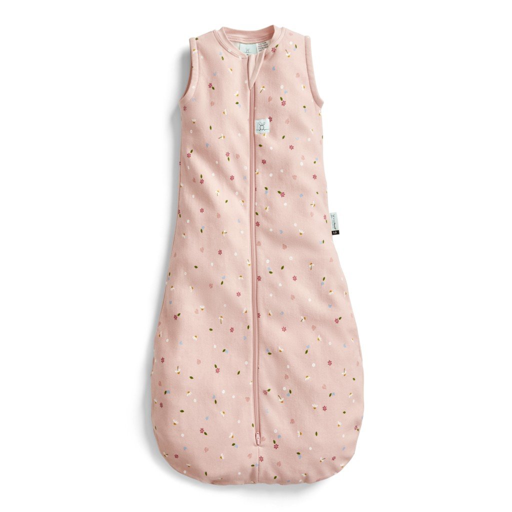 Ergopouch Pytel na spaní organická bavlna Jersey Daisies 8-24 m, 8-14 kg, 0,2 tog