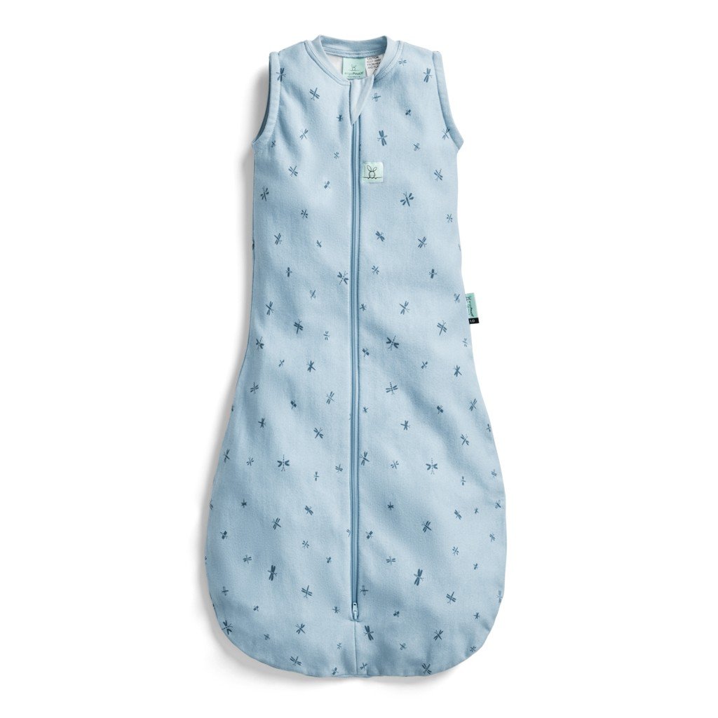 Ergopouch Pytel na spaní organická bavlna Jersey Dragonflies 8-24 m, 8-14 kg, 0,2 tog