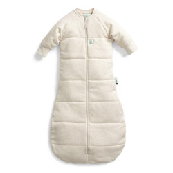 Ergopouch Pytel na spaní s rukávy Jersey Oatmeal Marle 3-12 m, 6-10 kg, 3,5 tog