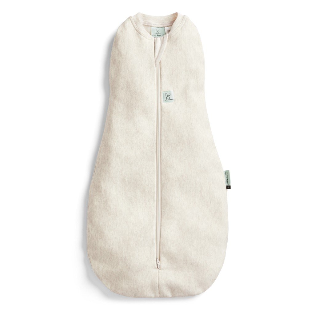 Ergopouch Zavinovačka a vak na spaní 2v1 Cocoon Oatmeal Marle 3-6 m, 6-8 kg, 1 tog