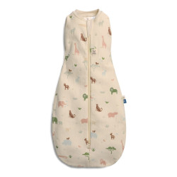 Ergopouch Zavinovačka a vak na spaní 2v1 Cocoon Savannah 0-3 m, 3-6 kg, 0,2 tog