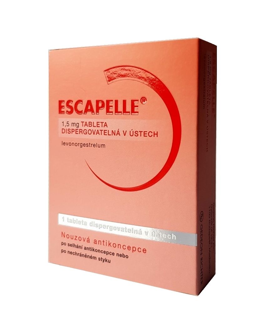 Escapelle 1,5 mg 1 tableta dispergovatelná v ústech