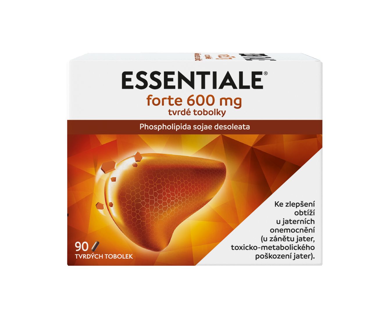 Essentiale Forte 600 mg 90 tvrdých tobolek