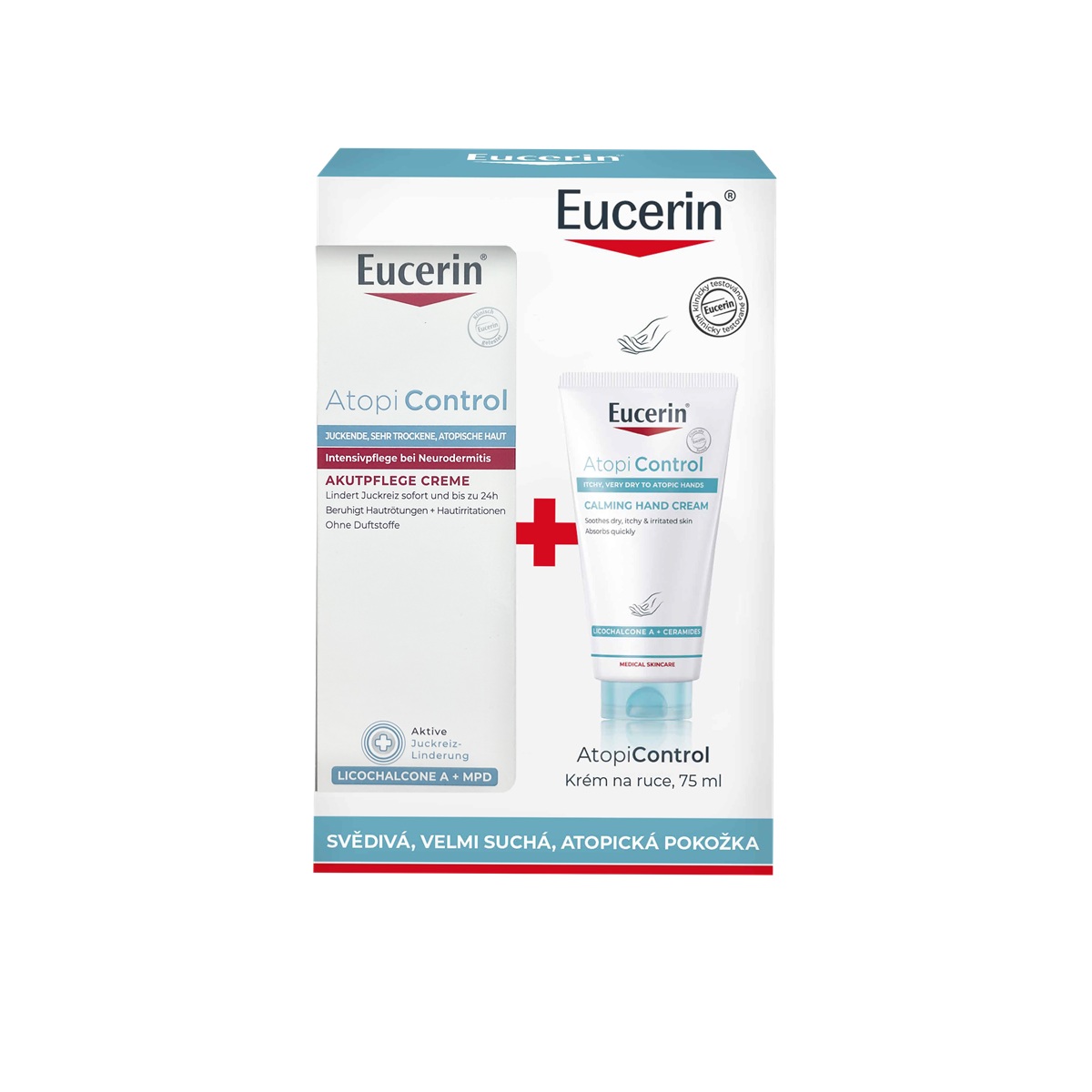 Eucerin AtopiControl Acute krém & Krém na ruce 40+75 ml