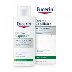 EUCERIN DermoCapillaire Gelový šampon proti mastným lupům 250 ml