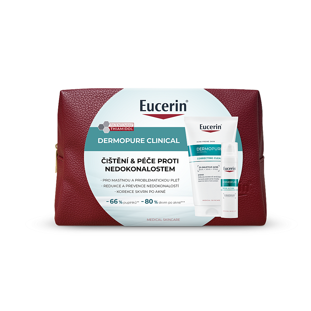 EUCERIN DermoPure Clinical Vánoční kazeta 2 kusy