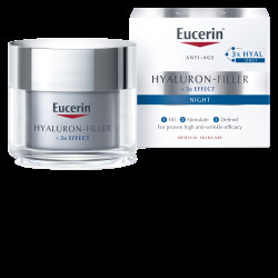 EUCERIN Hyaluron-Filler + 3xEffect Noční krém 50 ml