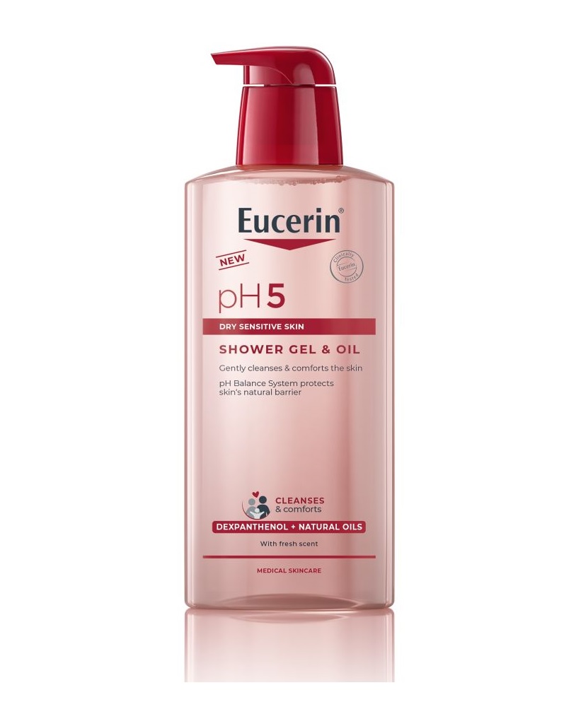 Eucerin Ph5 Zklidňující sprchový gel & olej 400 ml