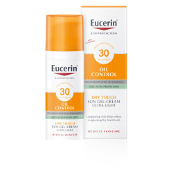 EUCERIN Sun Oil Control Opalovací krémový gel na obličej SPF 30 50 ml