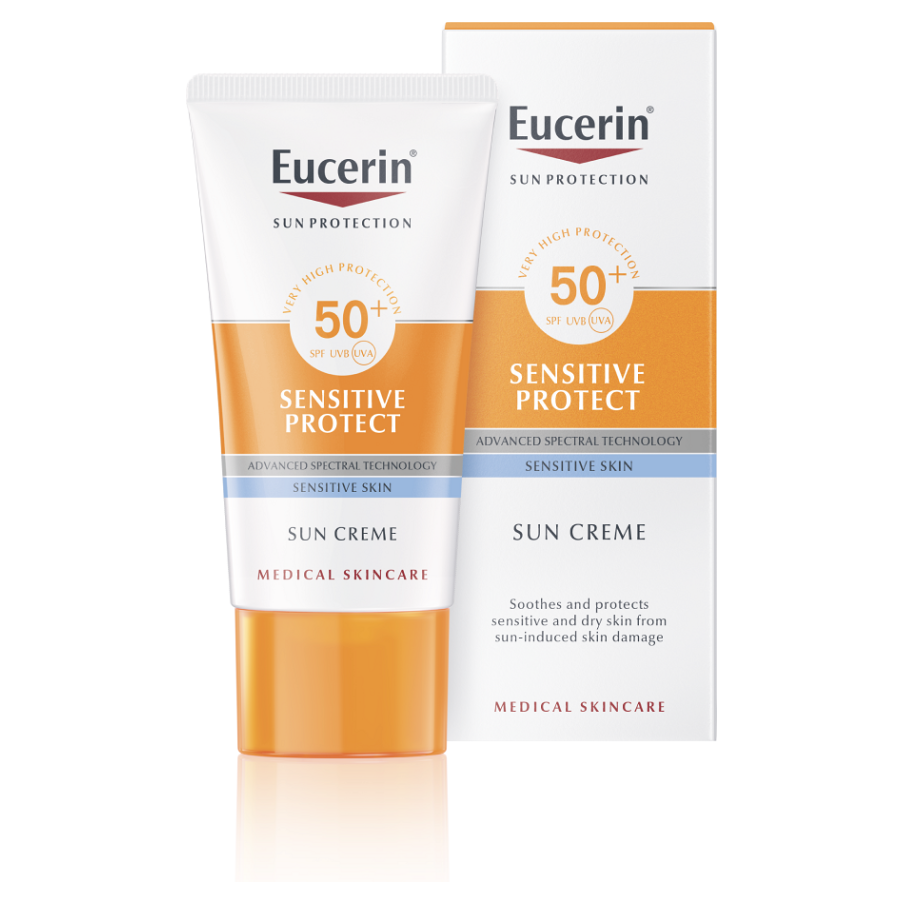 EUCERIN Sun Sensitive Protect Opalovací krém na obličej SPF 50+ 50 ml