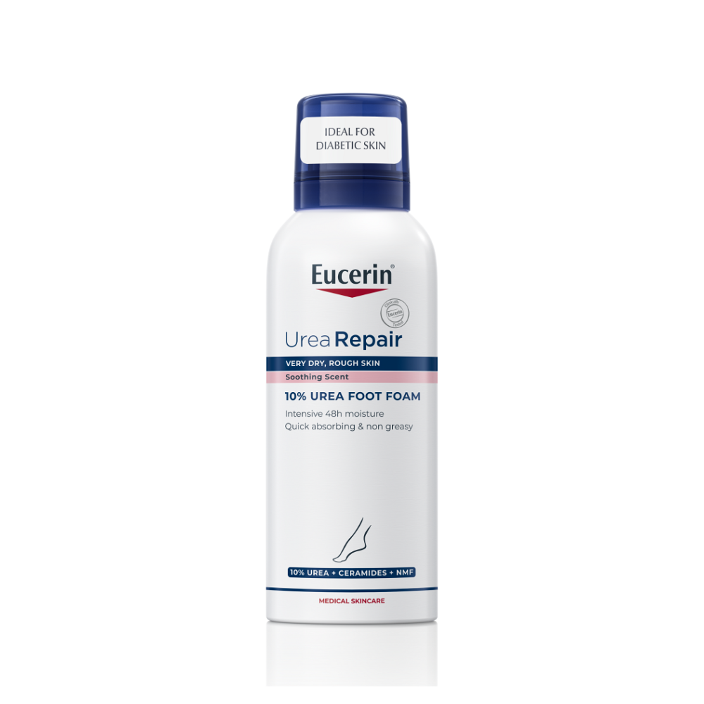 EUCERIN UreaRepair Pěna na nohy 10% Urea 150 ml
