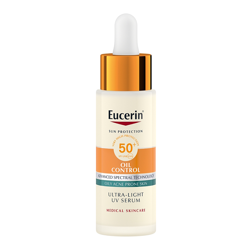 EUCERIN UV sérum na opalování na obličej Oil Control SPF 50+ 30 ml
