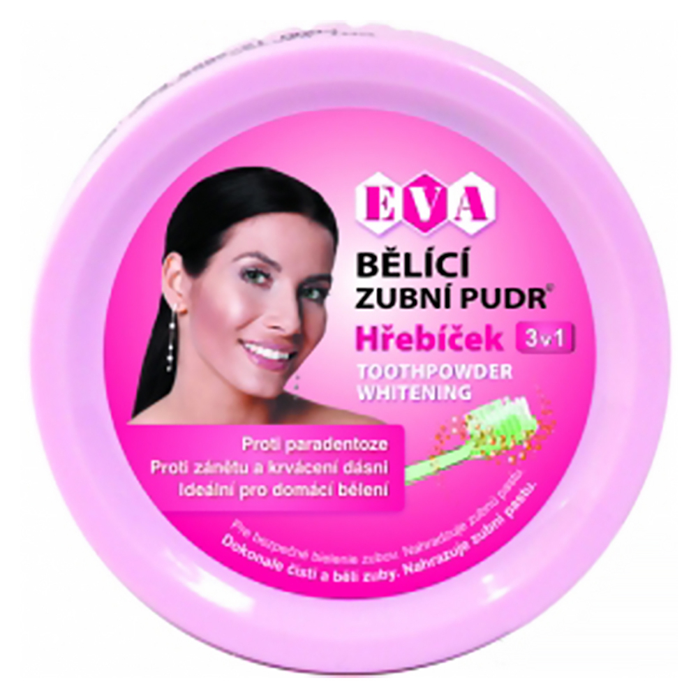 EVA Bělící zubní pudr Hřebíček 30 g