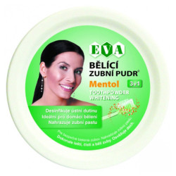 EVA Bělící zubní pudr Mentol 30 g