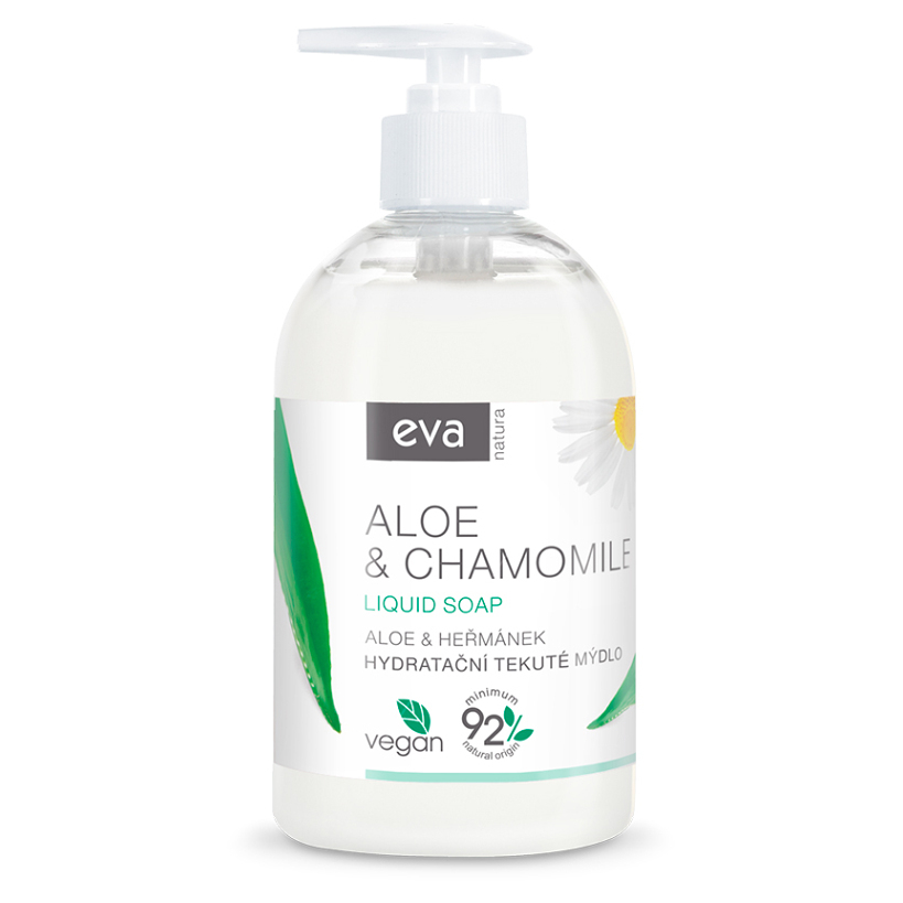 EVA NATURA Hydratační tekuté mýdlo Aloe & Heřmánek 500 ml