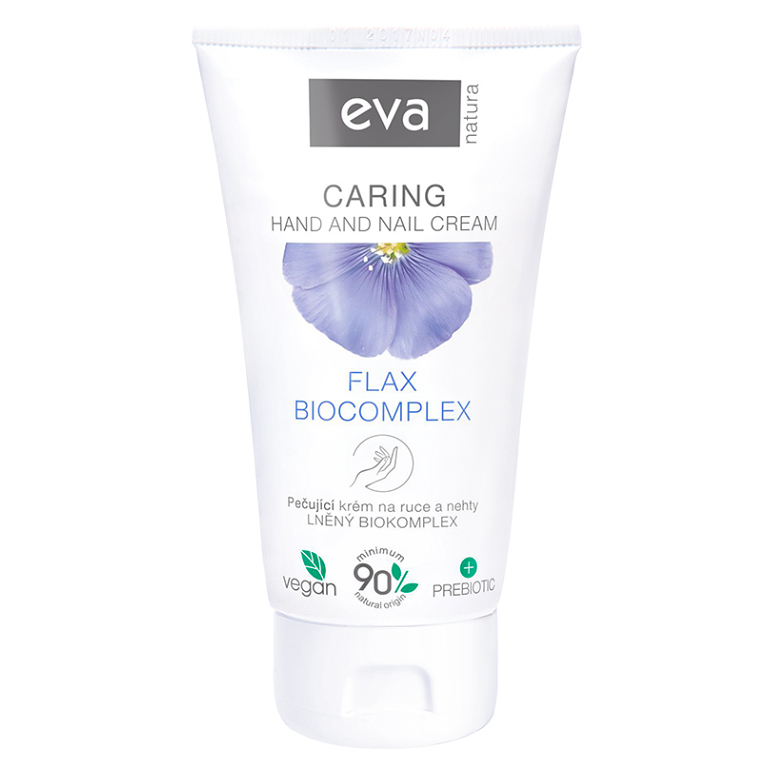 EVA NATURA Pečující krém na ruce a nehty Lněný biokomplex 75 ml