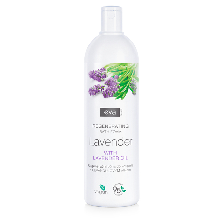 EVA NATURA Regenerační pěna do koupele s levandulovým olejem 750 ml
