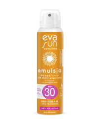 Eva Sun Emulze na opalování na citlivou pokožku SPF30 120 ml
