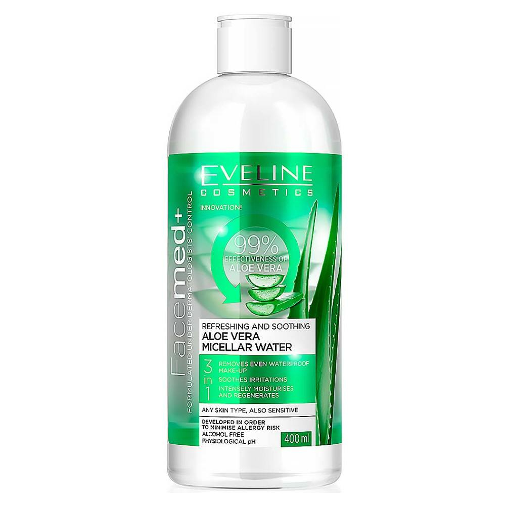 EVELINE Facemed+ Micelární voda s Aloe Vera 400 ml