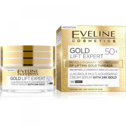 EVELINE Gold Lift Expert denní a noční krém 50+ 50 ml