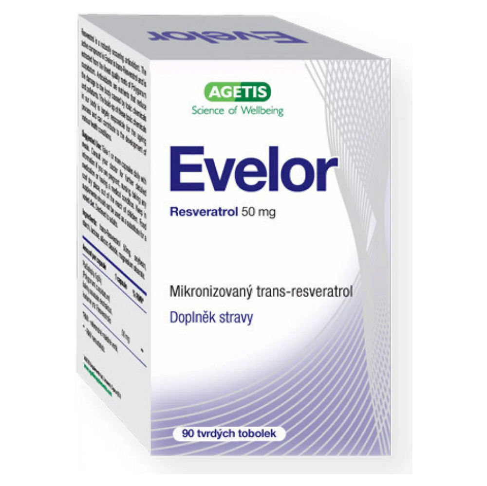 EVELOR Resveratrol 50 mg 90 tobolek