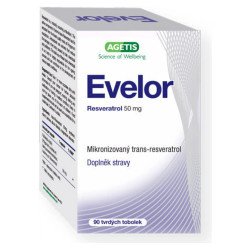 EVELOR Resveratrol 50 mg 90 tobolek