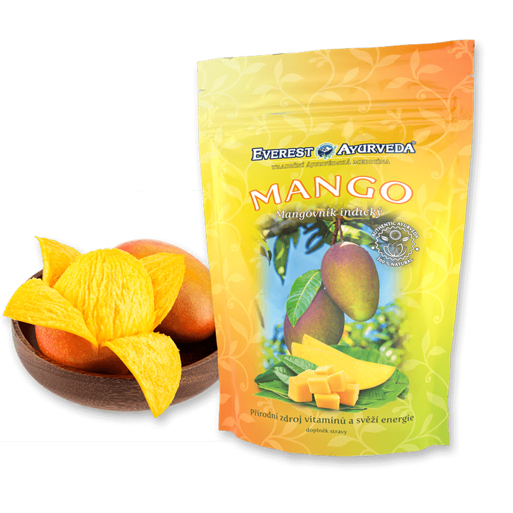 EVEREST AYURVEDA Mango plod vitamín C a A sušené ovoce 100 g