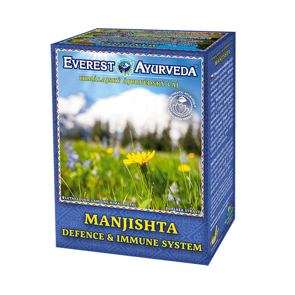 EVEREST AYURVEDA Manjishta ochrana a posílení imunity sypaný čaj 100 g