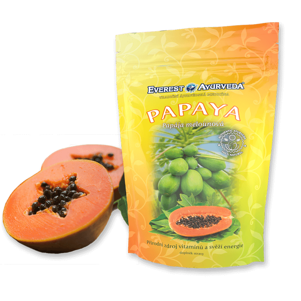 EVEREST AYURVEDA Papaya plod sušené ovoce 100 g