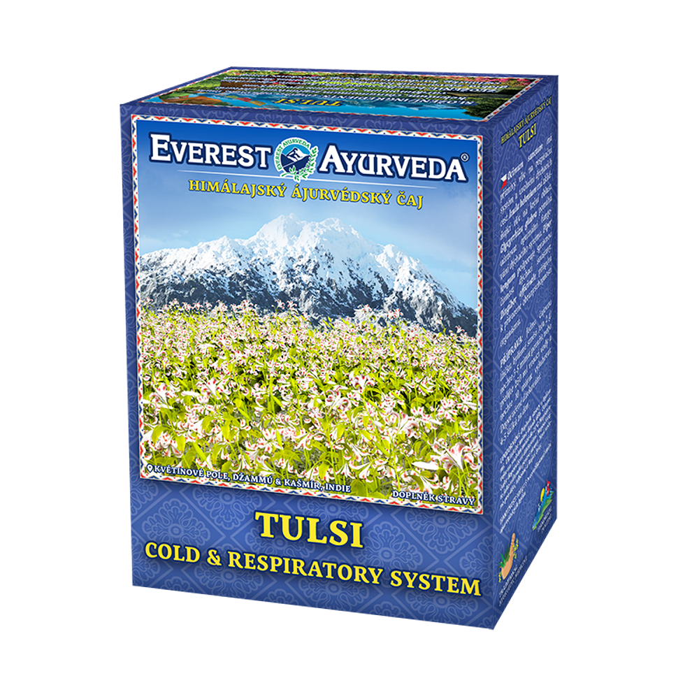 EVEREST AYURVEDA Tulsi krční oblast a průdušky sypaný čaj 100 g