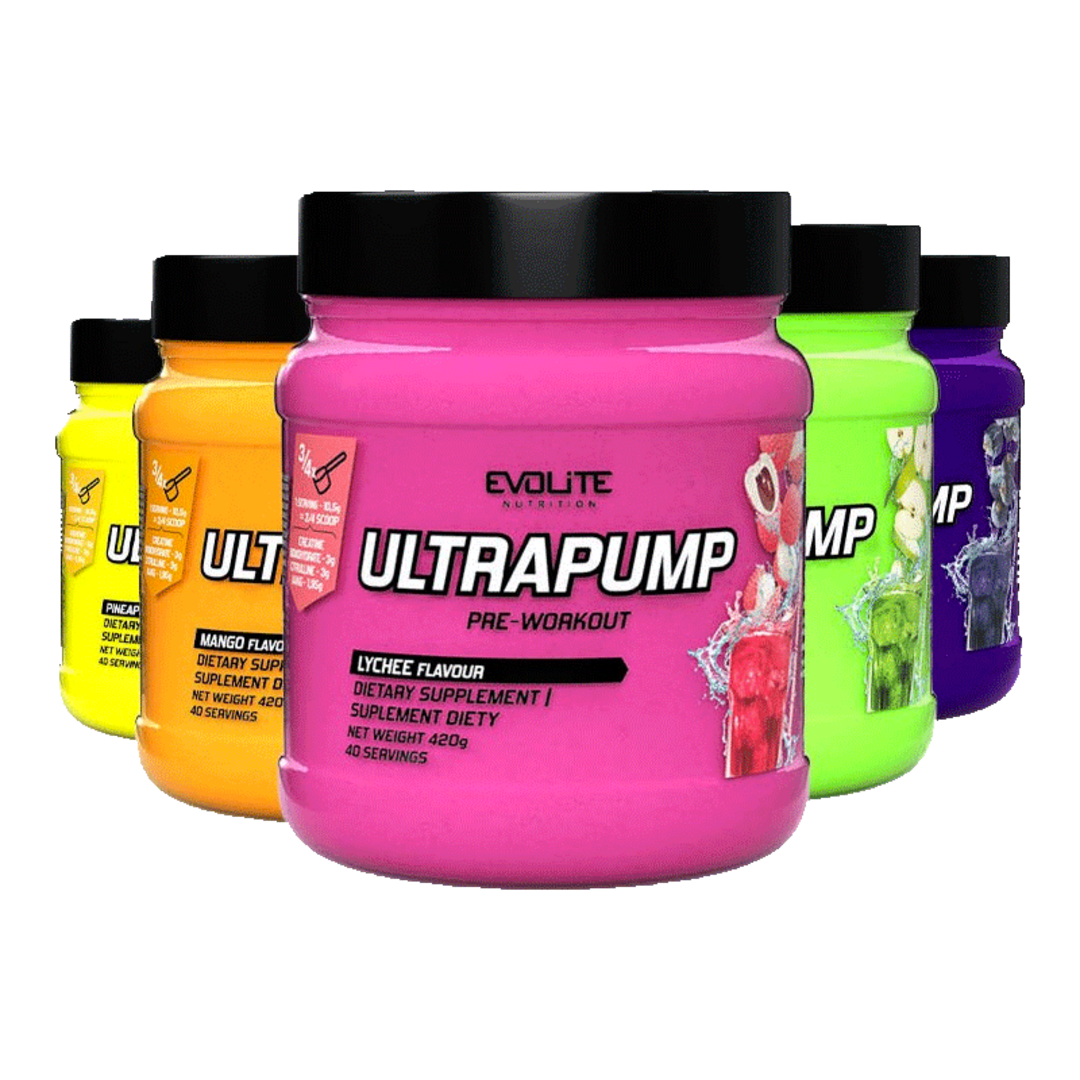 Evolite Nutrition Ultra Pump 420g - zelené jablko