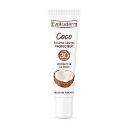 Evoluderm Balzám na rty s kokosovým olejem SPF30 15 ml
