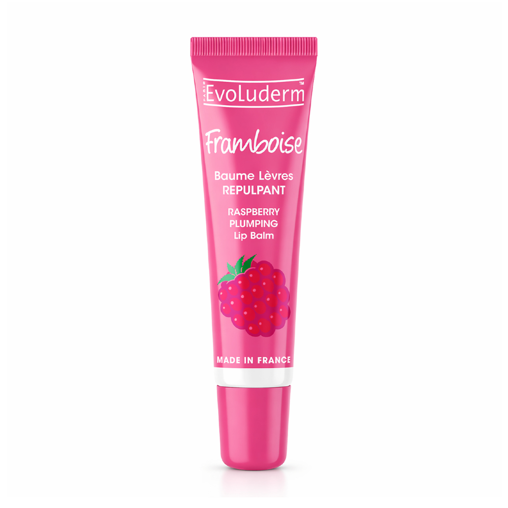 Evoluderm Balzám na rty s příchutí malin 15 ml