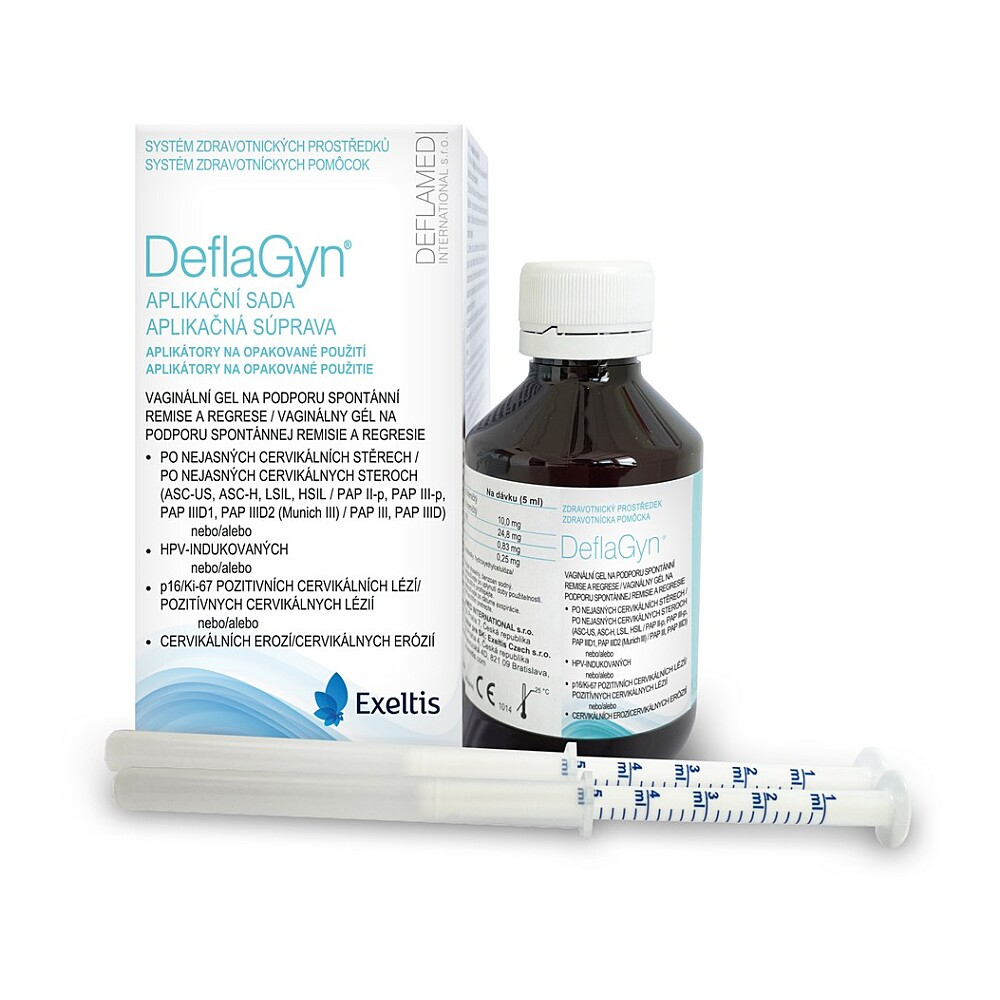 EXELTIS DeflaGyn aplikační sada 2 aplikátory + gel 150 g