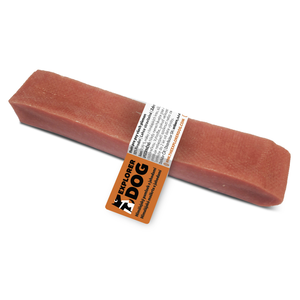 EXPLORER DOG Himalájský pamlsek s jahodami XXL