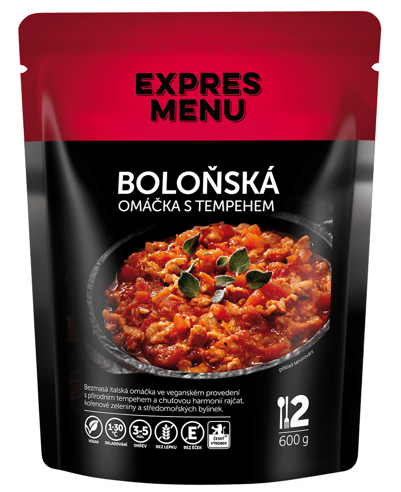 EXPRES MENU Boloňská omáčka s tempehem 600 g (2 porce)