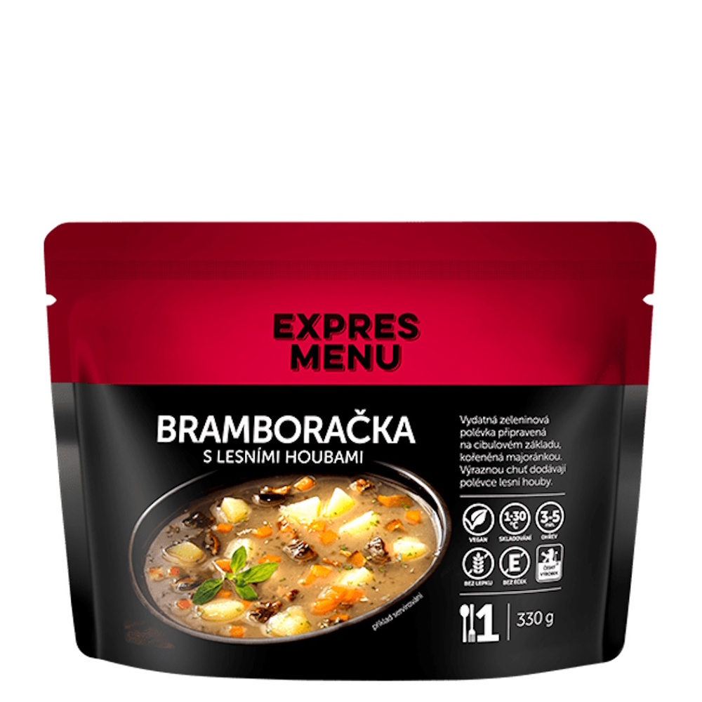 EXPRES MENU Bramboračka s lesními houbami 1 porce