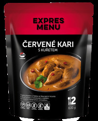 EXPRES MENU Červené kari s kuřetem 600 g (2 porce)