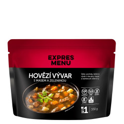 EXPRES MENU Hovězí vývar se zeleninou 1 porce