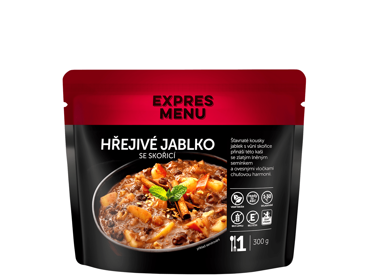 EXPRES MENU Hřejivé jablko se skořicí 300 g (1 porce)