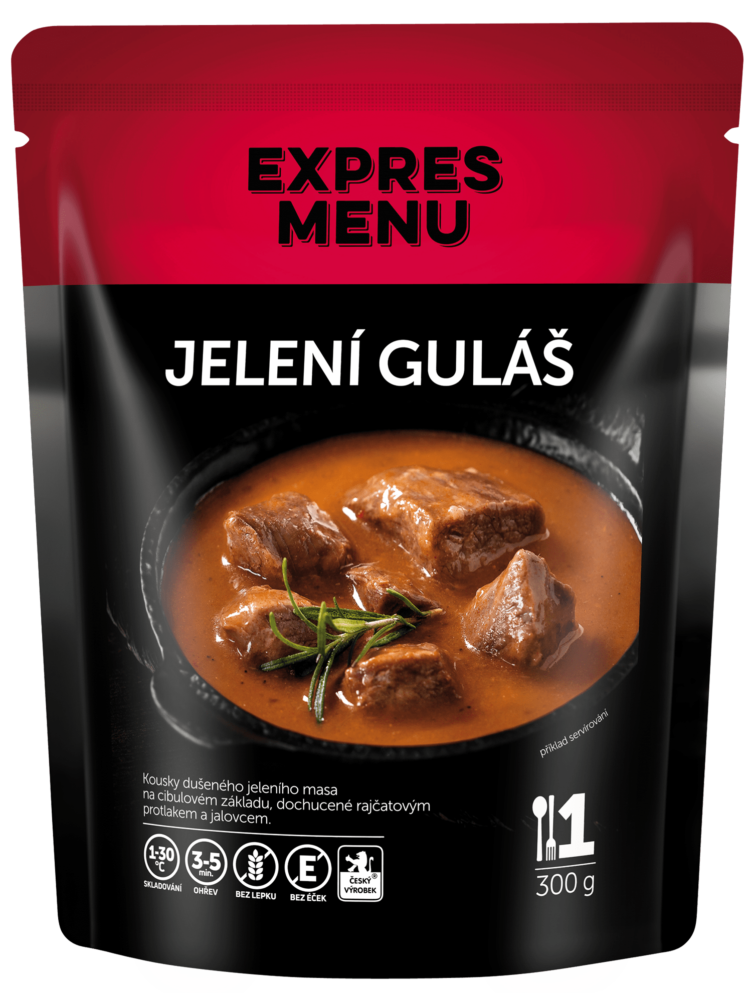 EXPRES MENU Jelení guláš 300 g (1 porce)