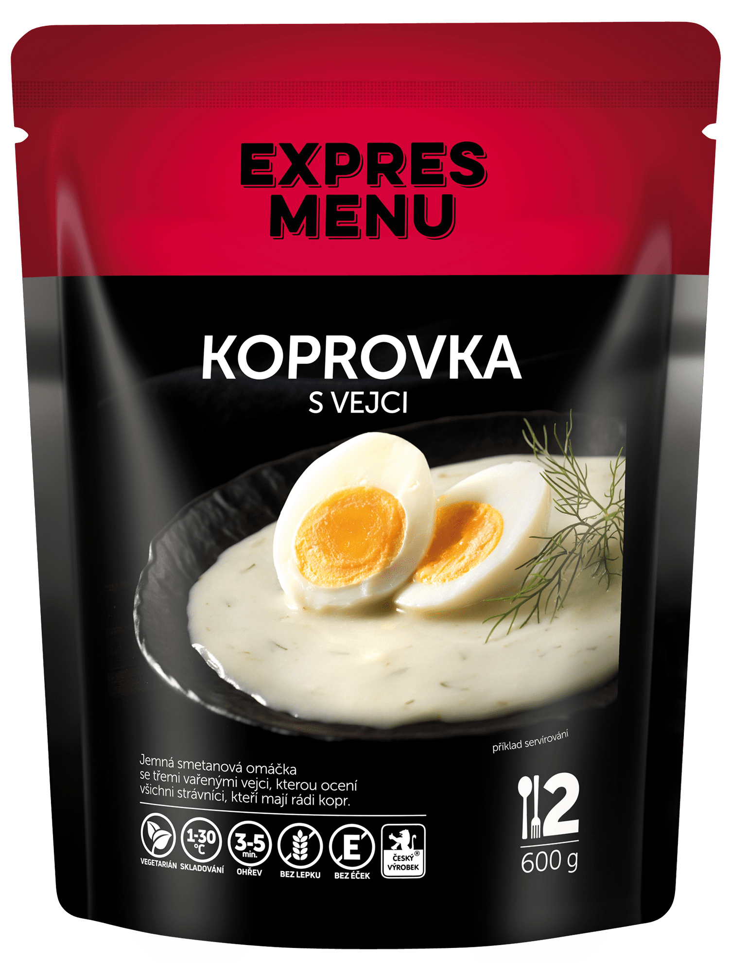 EXPRES MENU Koprovka s vejci 600 g (2 porce)