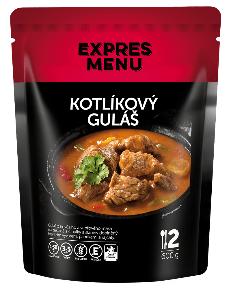 EXPRES MENU Kotlíkový guláš 600 g (2 porce)