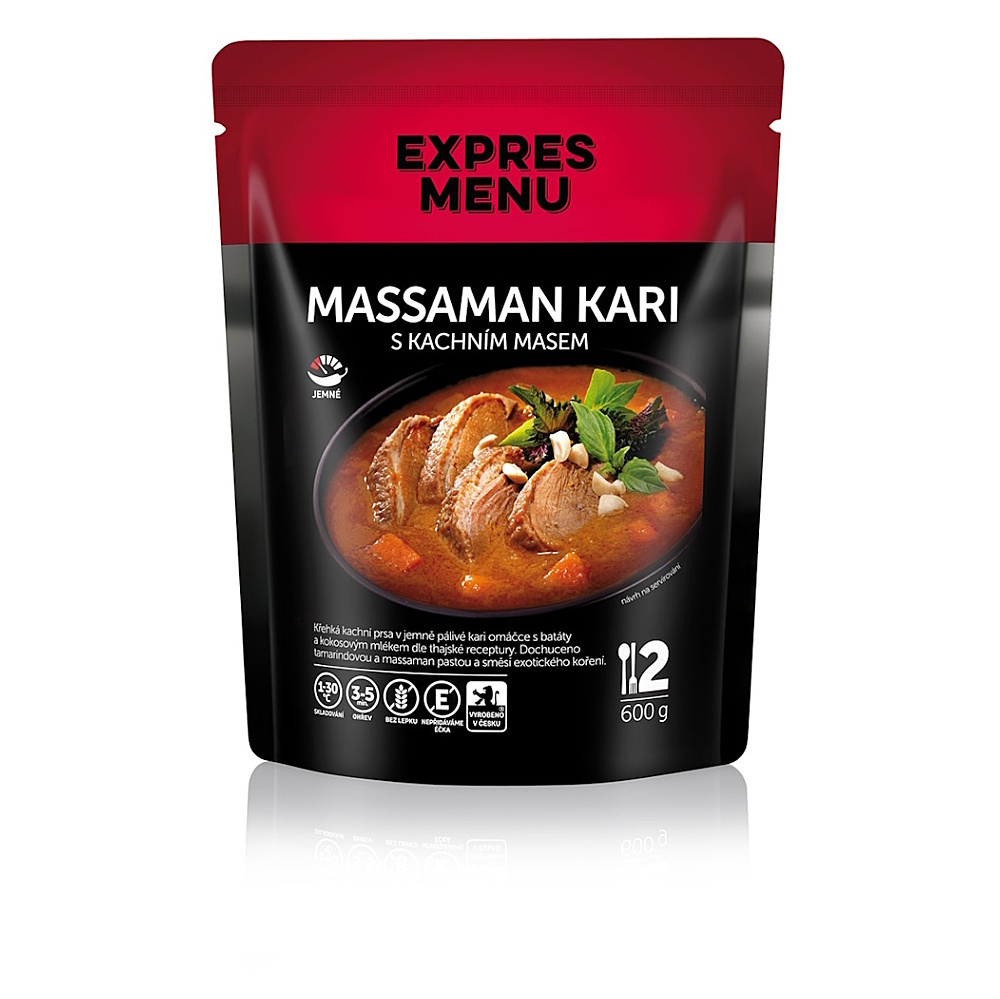 EXPRES MENU Massaman kari thajské s kachním masem 2 porce