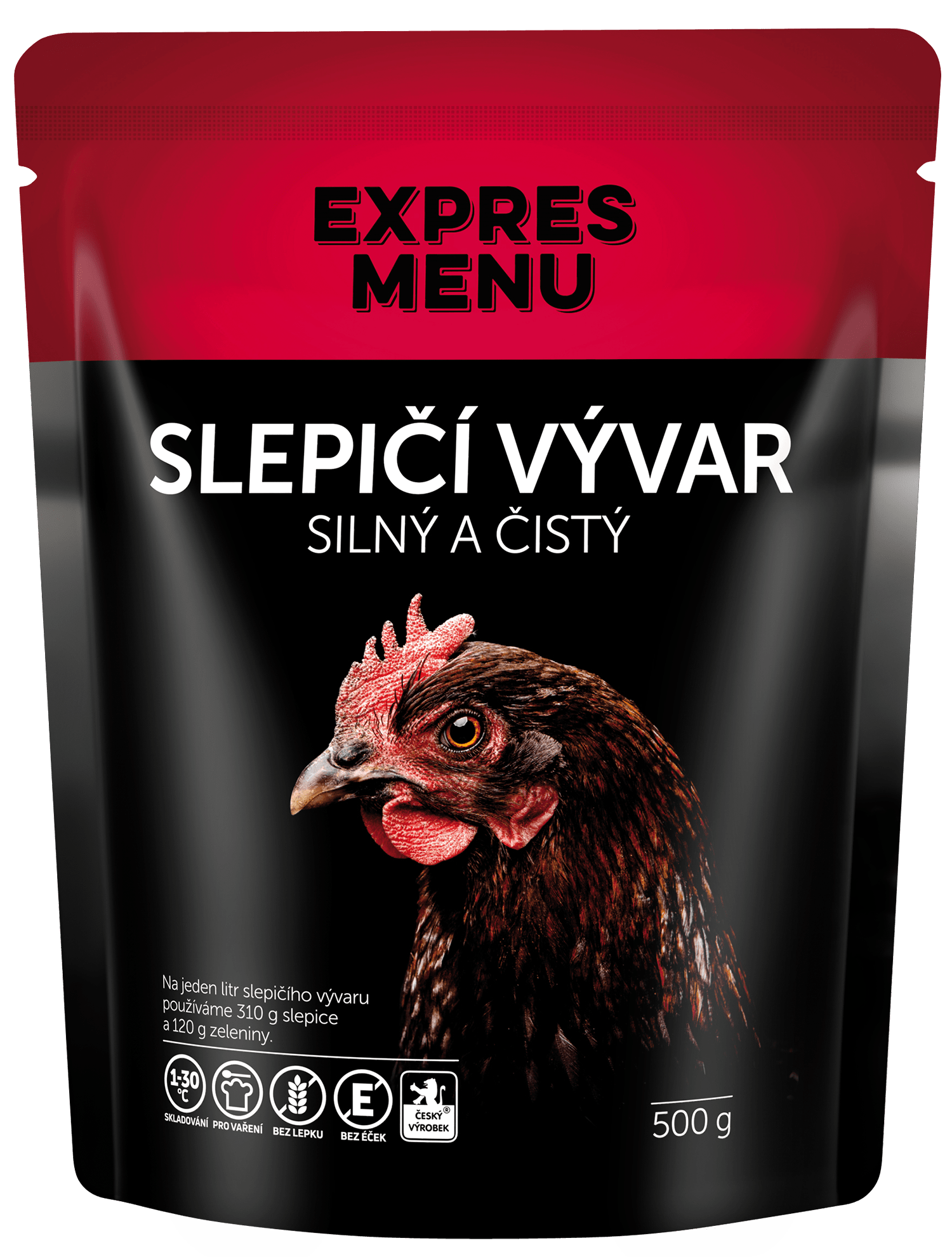 EXPRES MENU Slepičí vývar 500 g (2 porce)