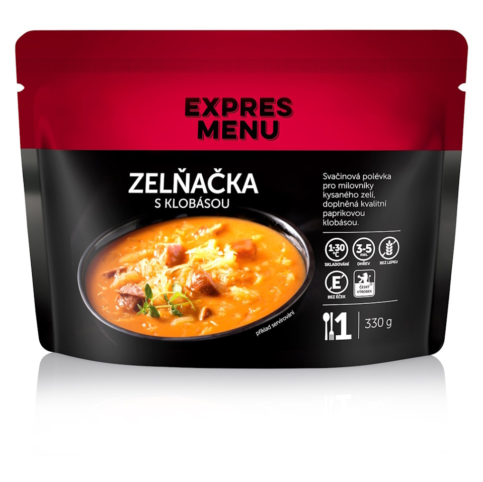 EXPRES MENU Zelňačka s klobásou 1 porce