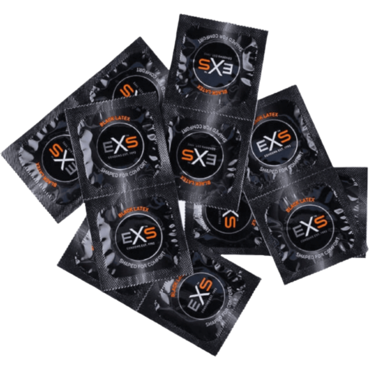 EXS Blatex – černé kondomy (100 ks)