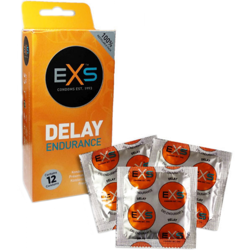 EXS Delay – tlumivé kondomy, 12 ks